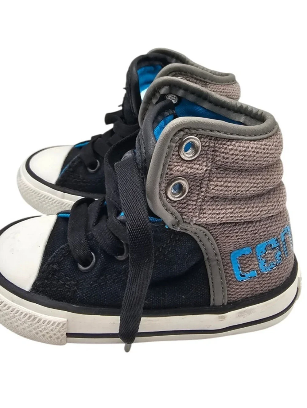 Converse Infants Chuck Taylor All Star High Street sneakers Sz 5 Black Gray